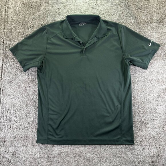 Nike Golf Pro Tour Performance Men's Collard Shirt Sz L Green - Picture 1 of 7